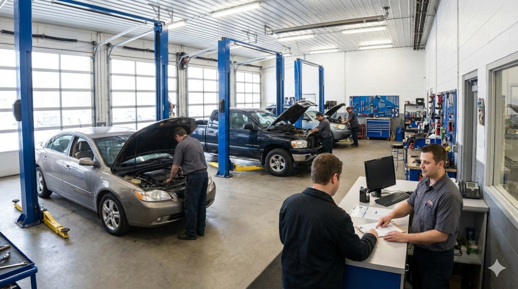 How can you identify a trustworthy auto repair shop in Canoga Park?